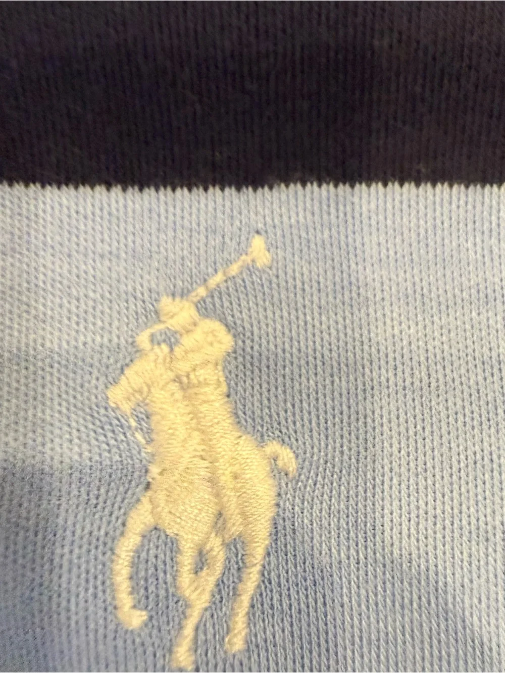 Polo Ralph Lauren Men’s Big & Tall Blue Striped Polo Shirt S/S Sz 2XLT NWT